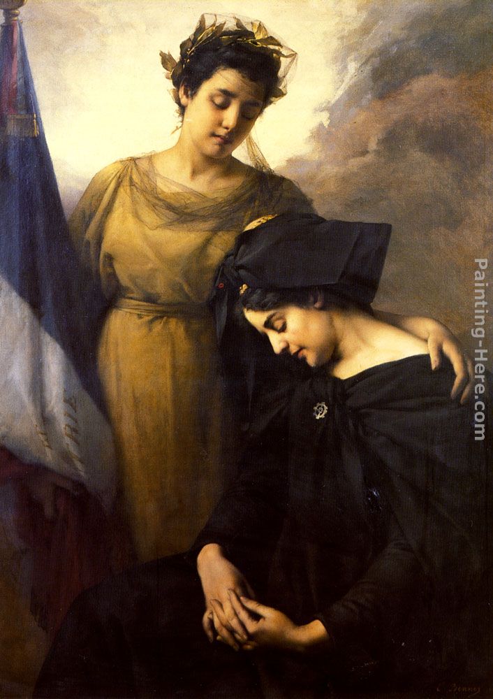 The Loss of Alsace Lorraine painting - Emmanuel Benner The Loss of Alsace Lorraine art painting